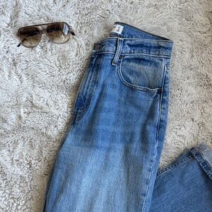 Abercrombie & Fitch 90s curve love ultra high rise straight leg